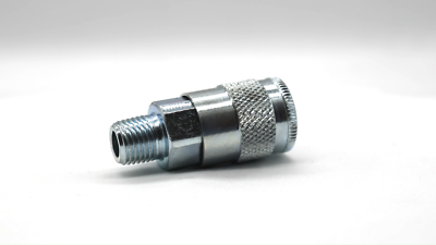 Spina Accoppiatore Interstate Pneumatics CPA441Z - Acciaio 1/4 X 1/4 Maschio NPT