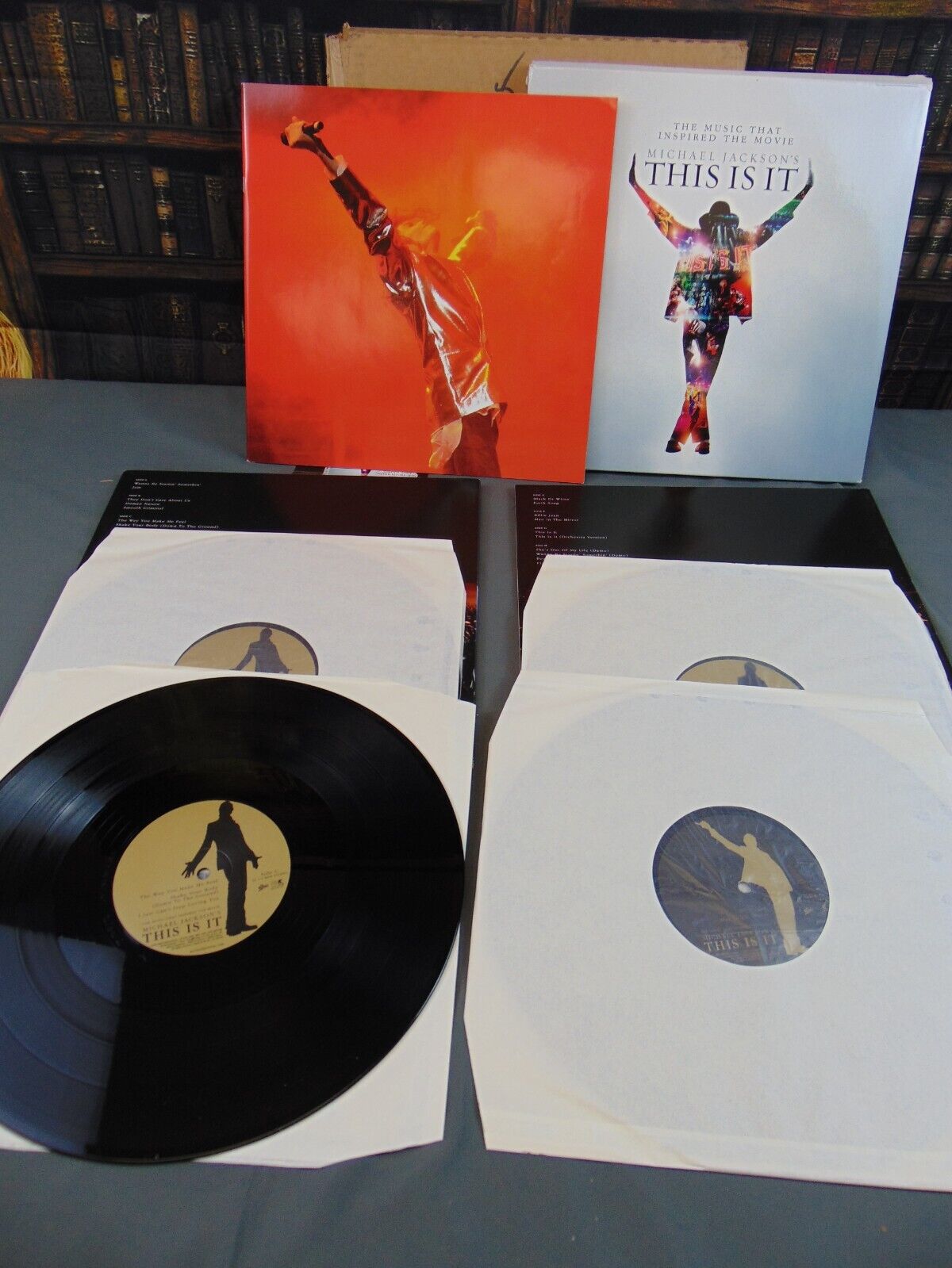 Michael Jackson THIS IS IT 4 x LP Records Vinyl Box Set LIMITED EDITION IMPORT