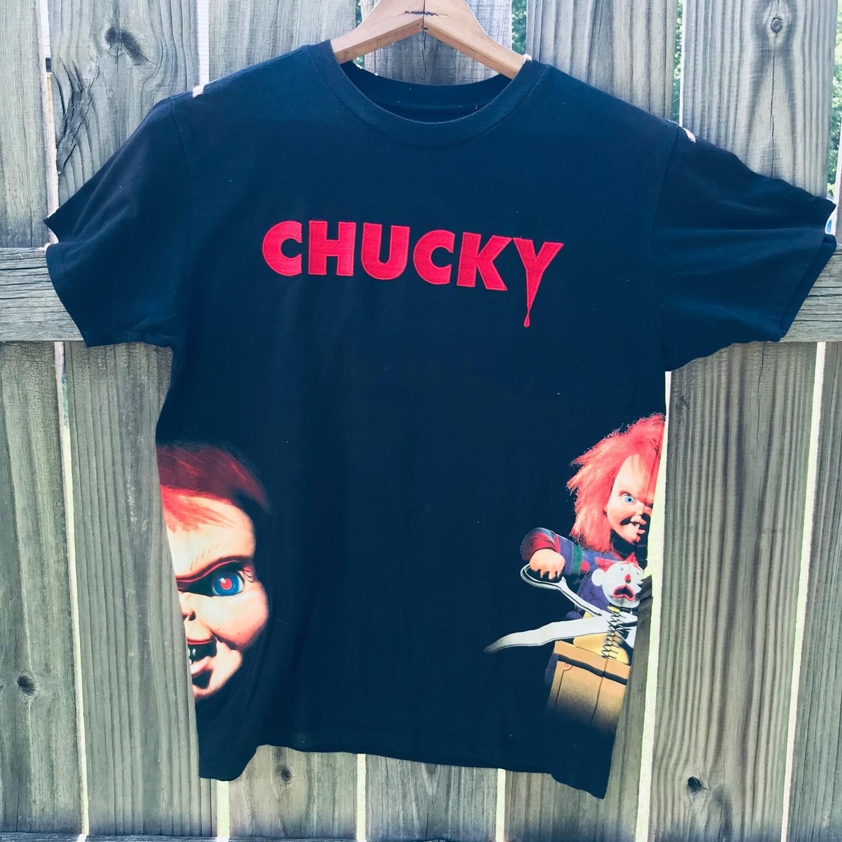 じゅり Chucky Childs Play Tshirt Men's Medium Black Short Sleeve