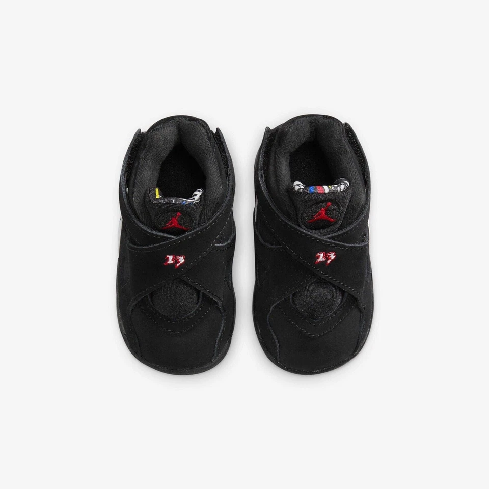 [305360-062] Toddler Jordan 8 Playoffs Black *NEW* - Image 4 of 4