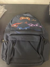 LINGOB Kids Backpack, black/yellow/pink, Allow offers, free shipping