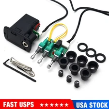 Fit Acoustic Guitar Pickups 3-Bands Active Equalizer preamp piezo Pickups