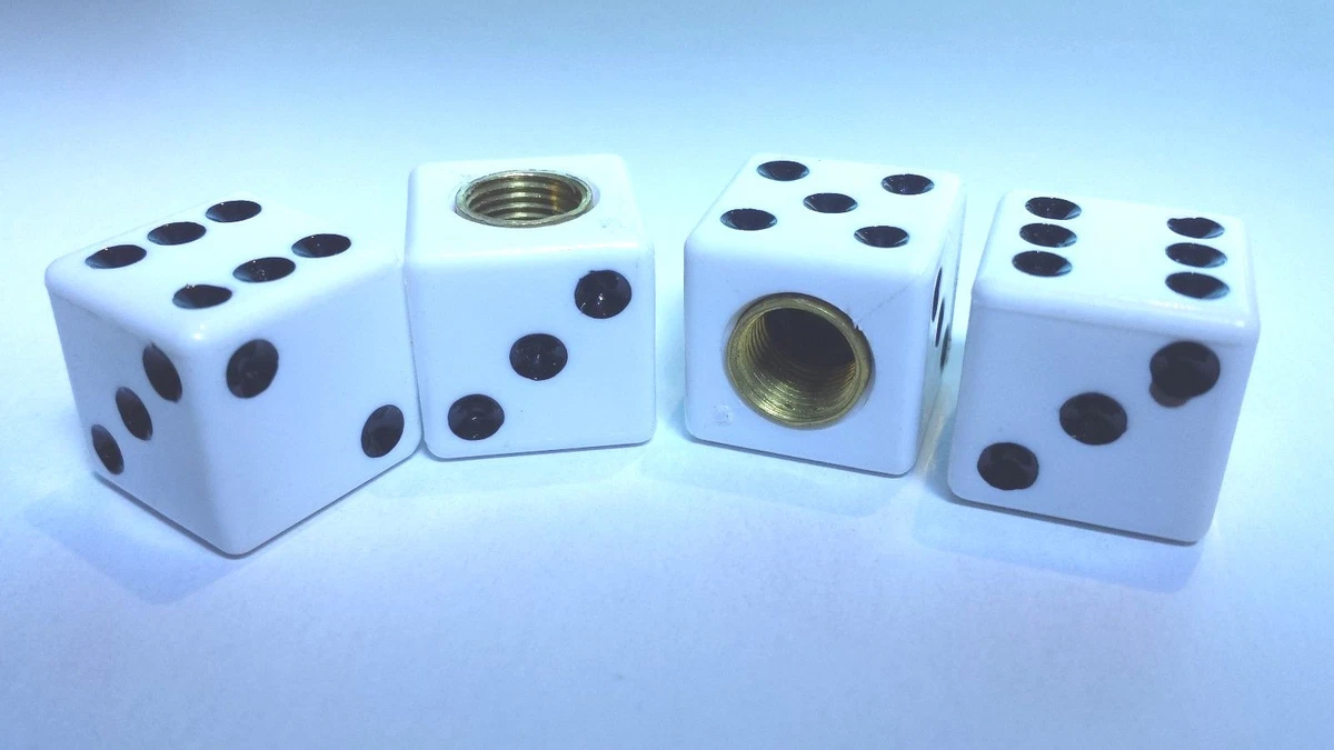 Dice valve sales caps for bikes