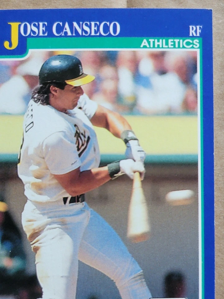 Jose Canseco 1991 Score Baseball Card #1 - Image 3 of 4
