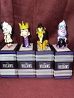Complete Set 4 SMOLS CULTUREFLY DISNEY VILLAINS Scar Ursula Cruella Evil Queen