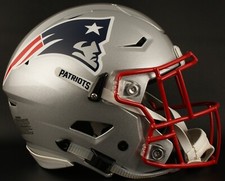 NEW ENGLAND PATRIOTS NFL Riddell SPEEDFLEX Authentic Gameday Football Helmet