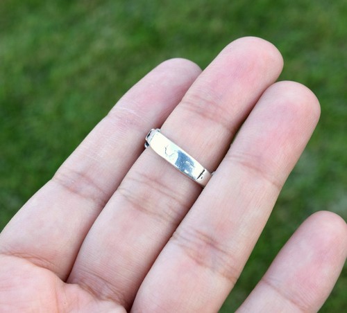 Handgefertigter afghanischer Kuchi-Ring Stammesblau türkisfarbener Schmuck böhmisch ethnisch Boho - Bild 4 von 5