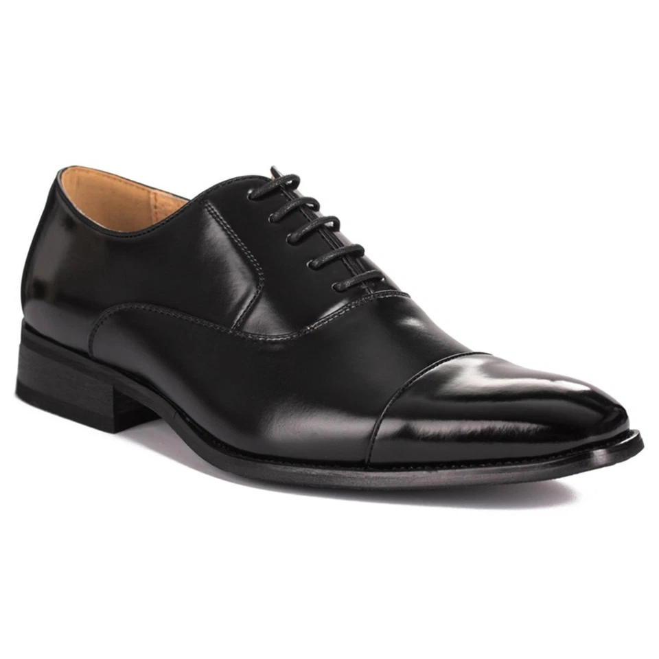 Gino Vitale Lace-up Cap Toe Dress Shoes - Image 2 of 4