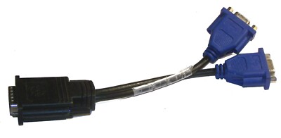 Dell G9438 DMS-59 to VGA Splitters Cable New!