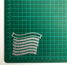 7pcs Hot Foil Sentiments Plates & Banner Die Set - Happy Birthday To You - Thank