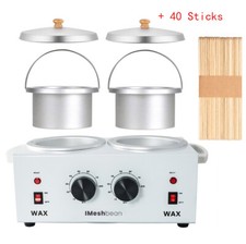 Pro Salon Hot Paraffin Double Pot Wax Warmer Heater Electric Professional Dual