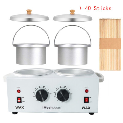 Pro Salon Hot Paraffin Double Pot Wax Warmer Heater Electric Professional Dual 
