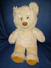 Happy Teddy Bear Cub Soft Cream Colored BABW Plush Build-A-Bear LIL COCONUT 15"
