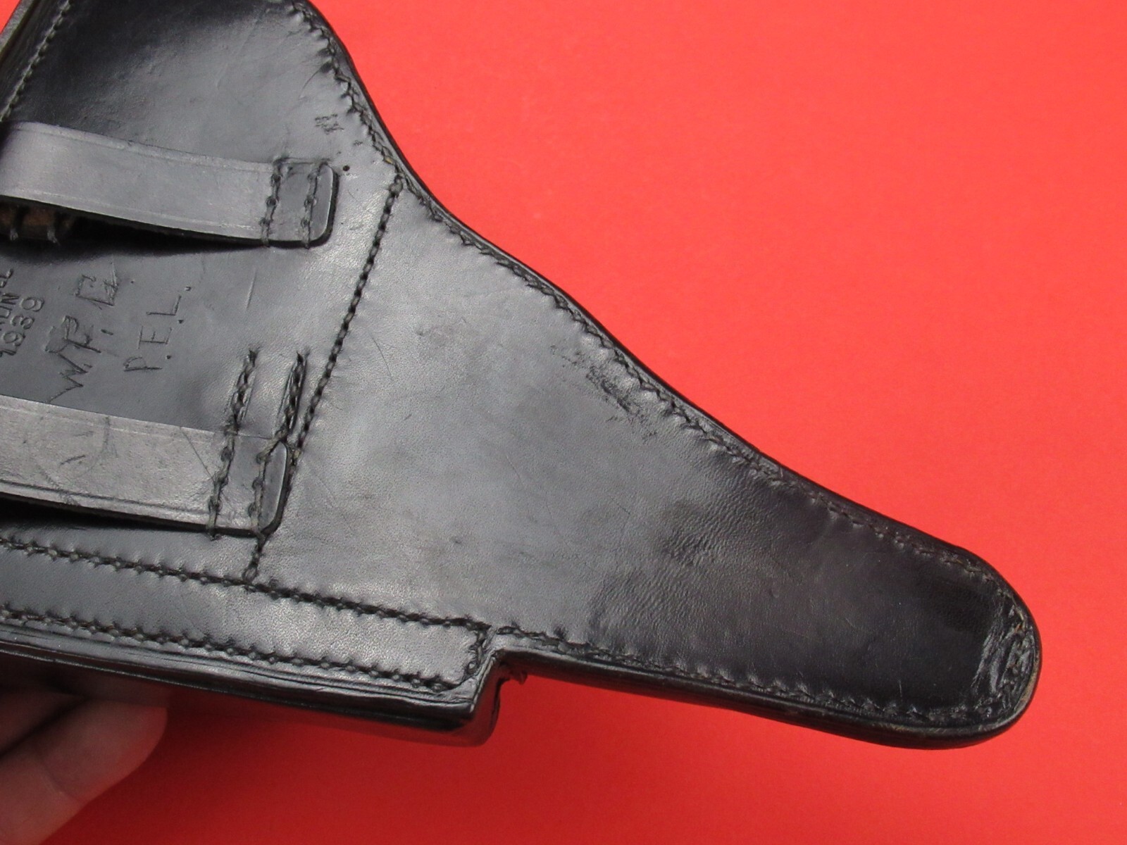 Stunning 1939 Otto Sindel Police German WWII P08 Luger Mauser Holster 