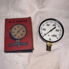 NOS Vintage Pressure Gauge 1-1000 In Original Box! US AMERICAN MACHINE AND METAL — photo 1