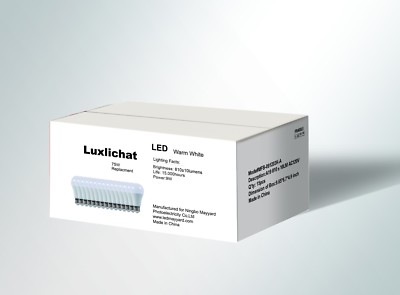 Luxlichat Dimmable 75W Equivalent A19  LED Light Bulb Warm White (3000K)-15 PACK