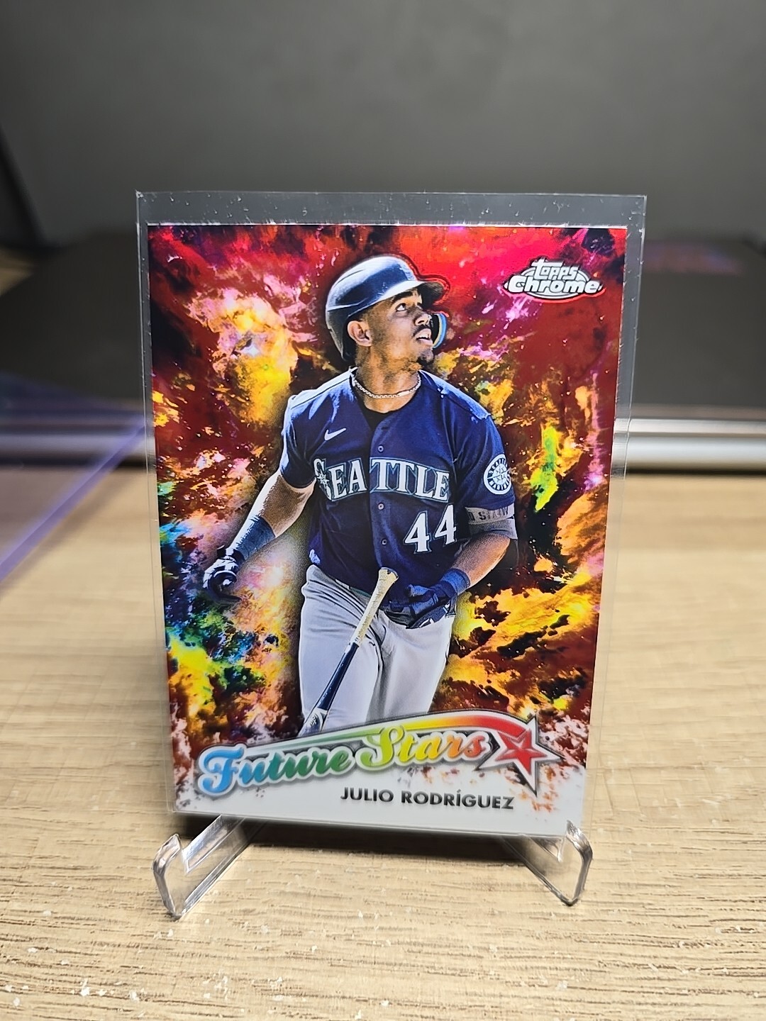 Julio Rodriguez 2023 Topps Chrome Future Stars Refractor - Seattle Mariners