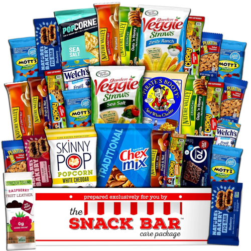 Healthy Snack Care Package (30 Count) a Gift Crave Box with a Variety of Healthy