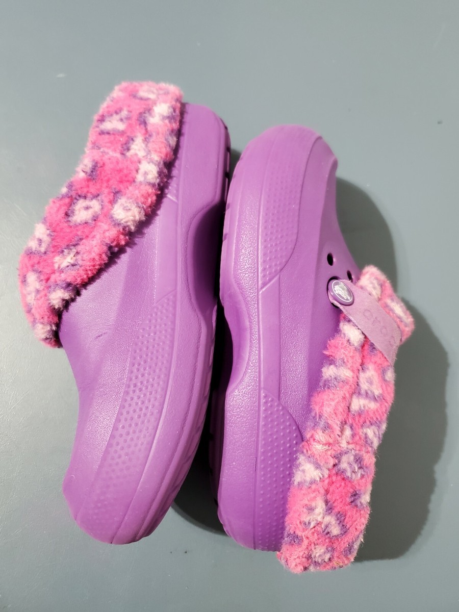 Purple Cheap Fur Lined Crocs Purple Fur Lined Crocs Women Purple