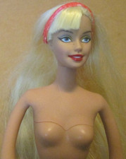 2003 BARBIE Doll DC Com Super Hero SUPERGIRL blonde CEO face Nude Ever Flex arms