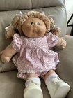 Cabbage Patch Kids Vintage Doll 1978-1982 Mold 4 Blonde Hair Green Eyes Dimples