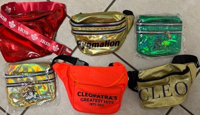 6 Fannypack Bags Krewe Of Iris, 2 Cleopatra, 2 Carrollton, Pygmalion
