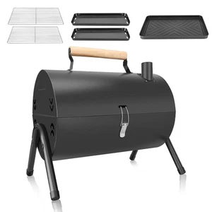 Camping portable BBQ Grille - Pâte à griller de charbon de bois pour patio & Voyages USA