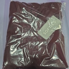 Softies Dream Jersey Crew Neck Lounge Set Women s - Size S - Cherry Cola