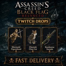 Assassin’s Creed Black Flag Resynced Twitch Drops - Mermaid Figurehead - 3 Items