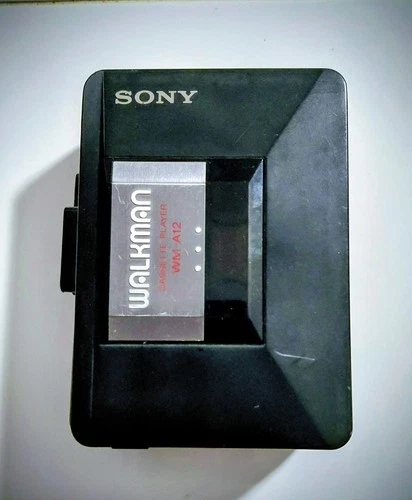 Sony Walkman WM-A12 B12 Cassette Player *New Belts* * Works* *Cleaned*