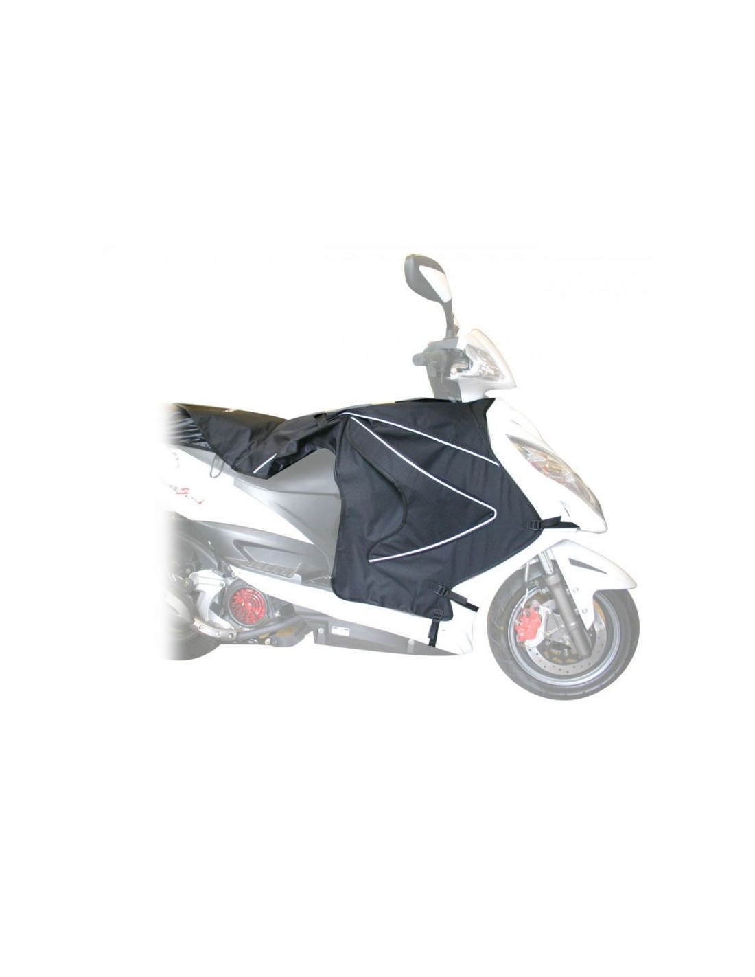 Tablier Bagster Boomerang pour Kymco Movie 2009-2015 en PVC étanche noir