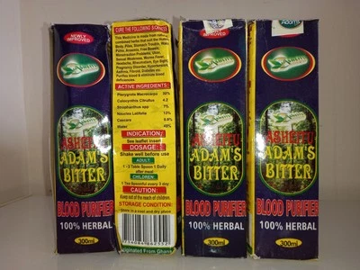 100% PURE Adam’s HERBAL BITTERS (Asheitu) For chronic backache, body ache and others