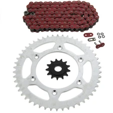 Honda 2002-03 CRF450 R / 05-14 CRF450 X Red O Ring Chain & Sprocket 13/50 114L