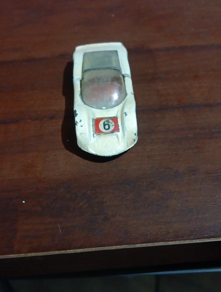 Vintage 1970’s Corgi Juniors Porsche Carrera White 1/64 Red Bottom, Germany.Rare - Image 2 of 4