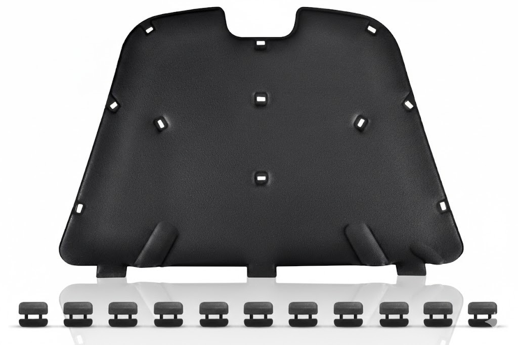 Isolant phonique moteur Ford Mondeo MK4 1750331 contre le bruit habitacle