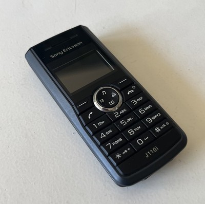 Sony Ericsson J110i Handy, schwarz / grau, Tastenhandy