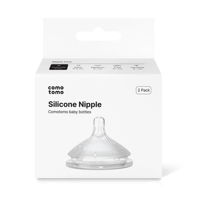 Comotomo Silicone Replacement Nipples for Baby Bottle Gen 2 (2026 Release) - ...