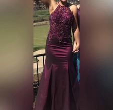 Mori Lee Prom Dress Burgundy Mermaid Style Size 00 Style 99050