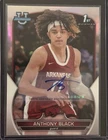 2022-23 Bowman University Chrome Anthony Black Refractor Auto /499 #58 Arkansas