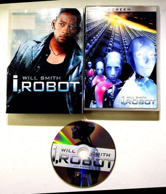 I, Robot DVD 2004 Full Screen Will Smith Alex Proyas Commentary Sci-Fi Action