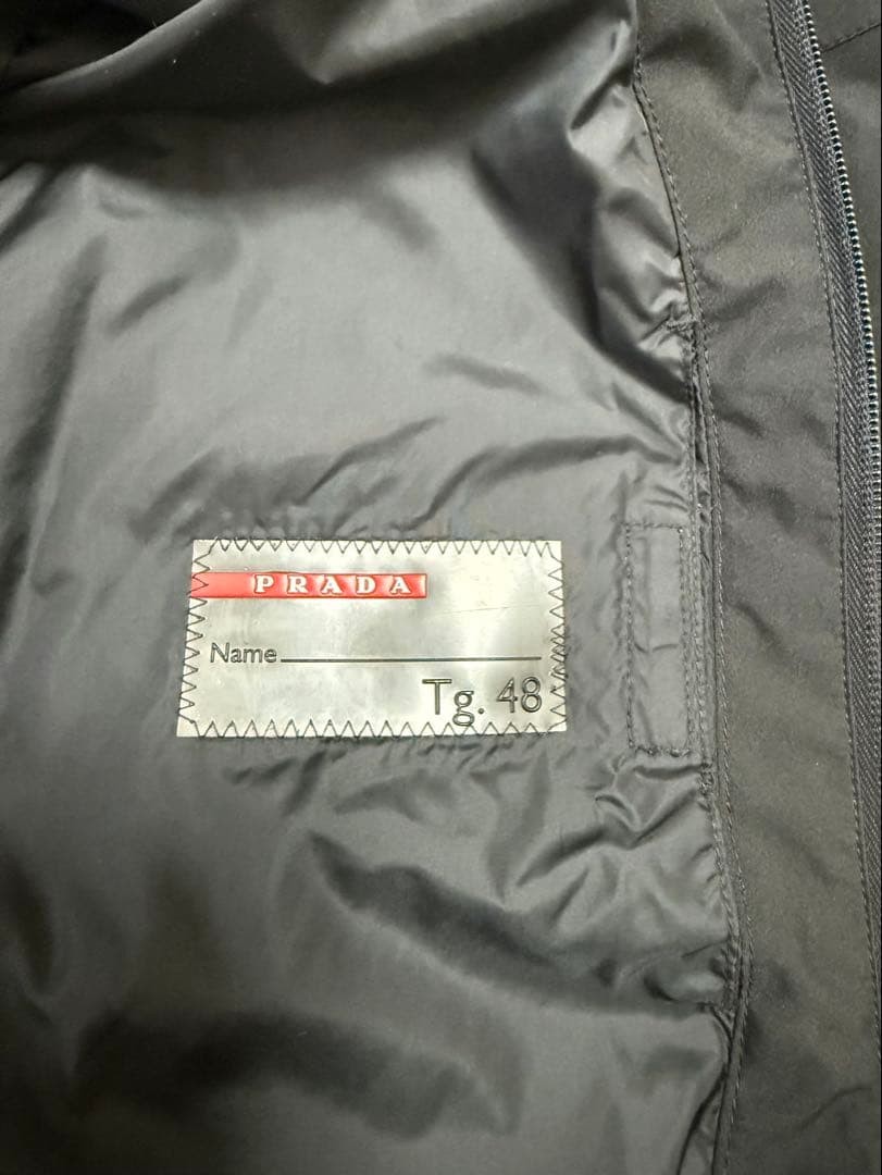 PRADA SGV80A Black Gore-Tex Long Jacket Size 48 | eBay