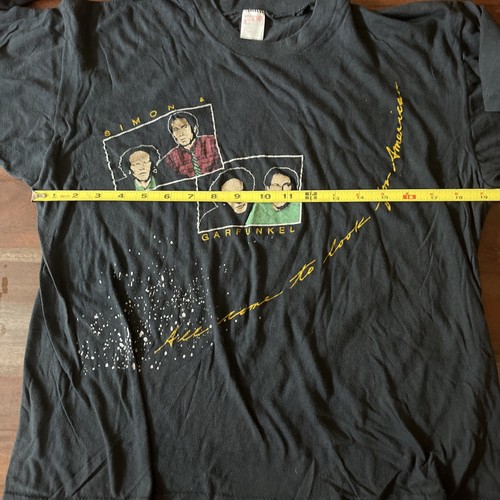1983 Simon And Garfunkel Tour Shirt Size L Vintage Original From Summer Tour - Bild 9 von 9