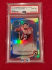 2017 Panini Donruss Optic Patrick Mahomes II Holo RC Rated Rookie #177 PSA 10