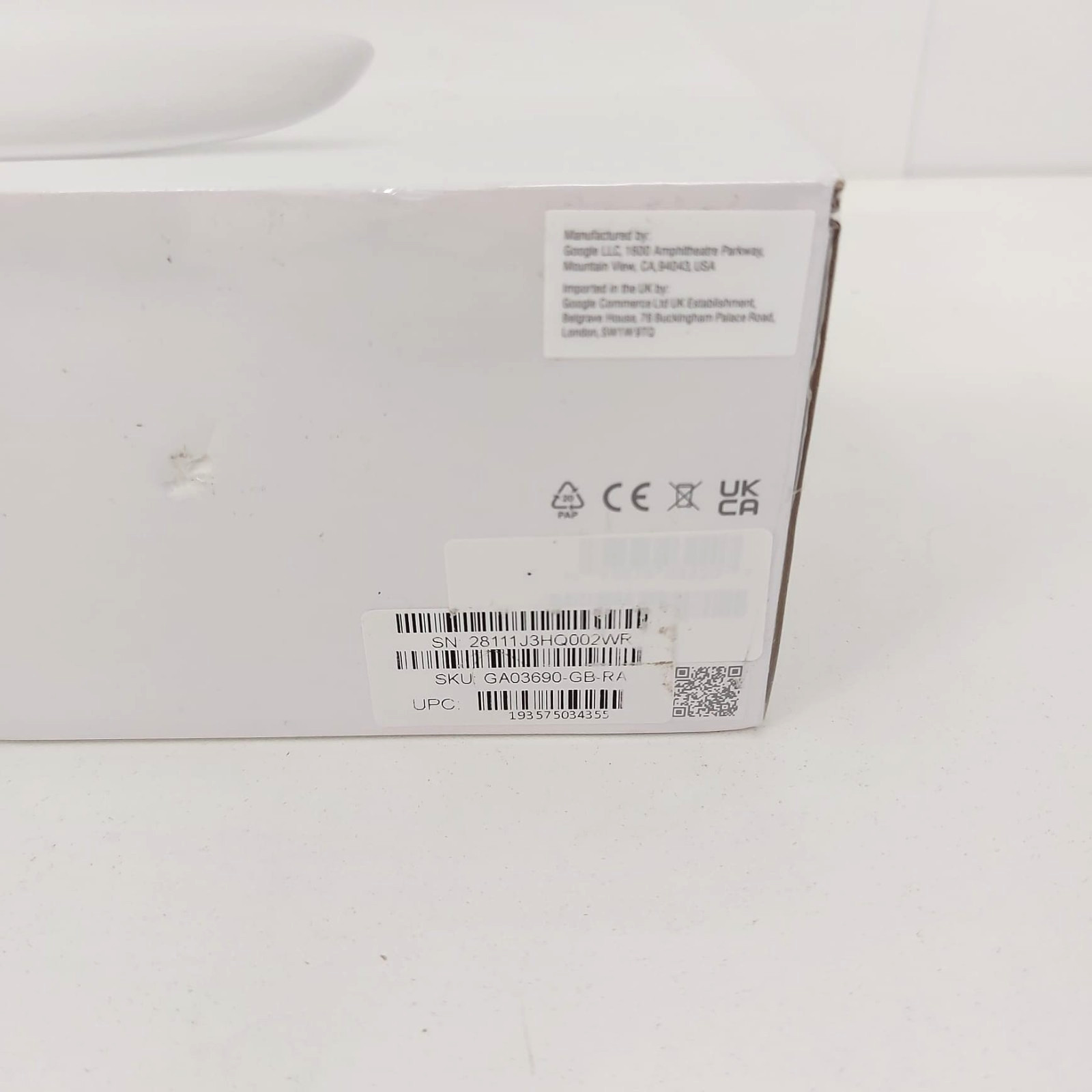 Google Nest Wifi Pro Wi-Fi 6E Router Mesh System - Snow (3-Pack) GA03690-GB-RA
