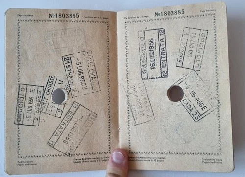 Alter Reisepass eines Herren - Passeport Suisse / Schweiz 1939 - ungültig - 画像8/11