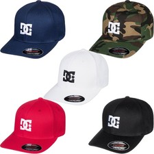 DC Shoes Berretto Uomo Star X-Fit Flexifit Visiera Curva Berretto Baseball Cappello