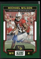 2023 Score #362 Michael Wilson Signatures Green