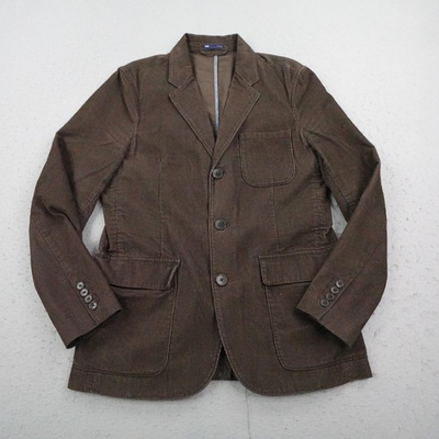 #ad Gap Jacket Mens Small Brown Corduroy Chore Blazer Sport Coat Cord Single Vent $39.97