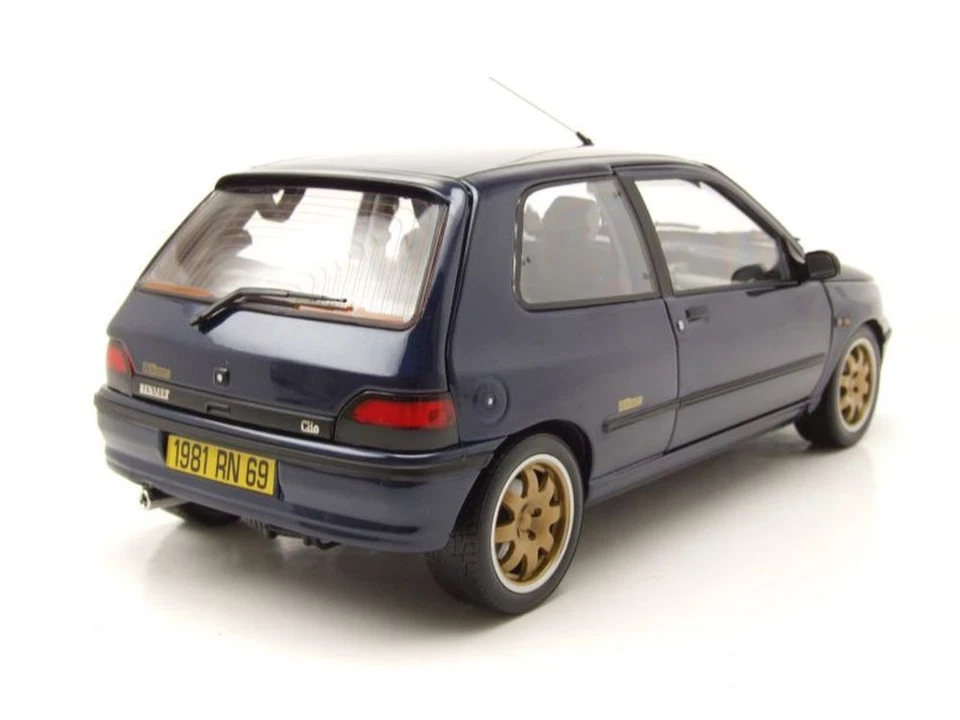 Renault Clio Williams 1993 blau metallic Modellauto 1:18 Norev - Bild 2 von 4