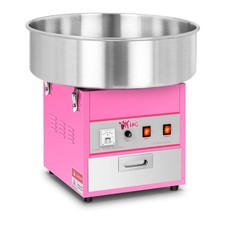 Royal Catering Gewerbe Zuckerwattemaschine Rosa 52 cm 1200 W